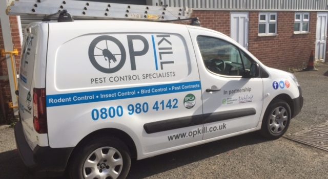 pest control company vehicle